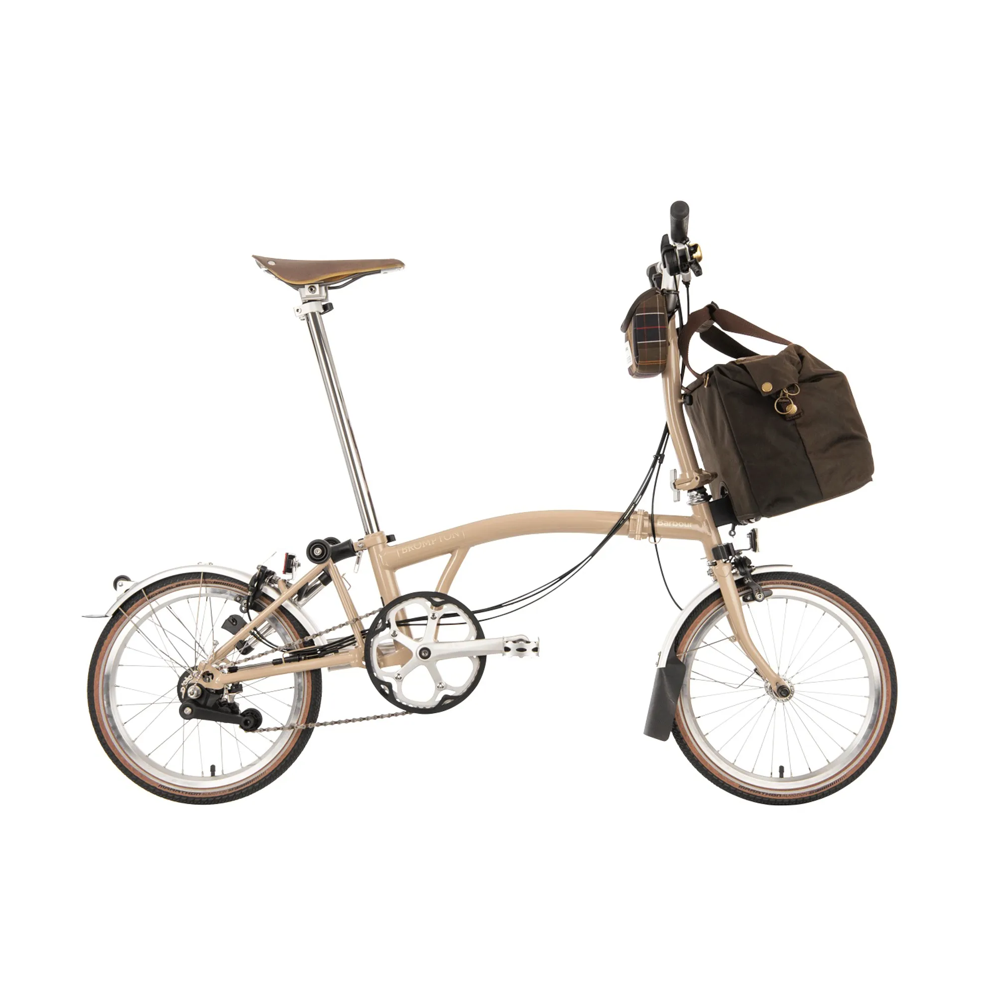 Brompton Barbour X C Line Explore Special Edition